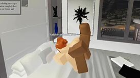 Robloxian Redhead Slutty Snowbunny Taking Care Of Her Daddy Part 1