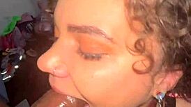 Naudi Nala performs throat magic.