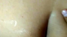 Mature milf prostitute enjoys anal play with dildo and toys