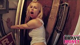 hey, blonde teen, you need cash for quick fun?