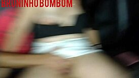 hey, watch this couple getting interracial tits action in public uber