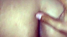 Mature milf prostitute enjoys anal play with dildo and toys