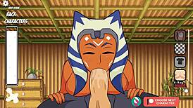 Asoka rides reverse cowgirl in pov, creampie blowjob action 😈