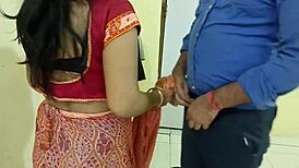 hey, watch this maid get pounded hard in wild threesome at the ranch