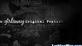 blindfolded lesbians dive into pussy in masked threeway