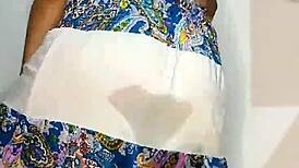 i watch bluee squirt on her skirt and finally piss for me, feeling so exposed