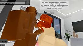 Robloxian Redhead Slutty Snowbunny Taking Care Of Her Daddy Part 1