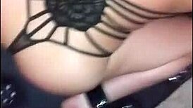 redhead gets rough anal bondage with monster cock