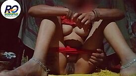 bhabhi sits on lap for hardcore muff diving and anal