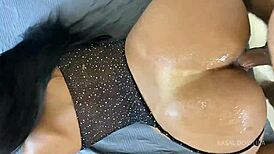 Why does this Latina in new lingerie skip the condom?