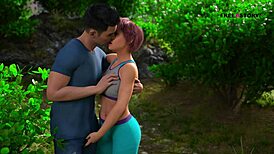 dusklight manor - audrey and john watch couple banging, audrey jerks john off 😏