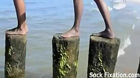 Intense Lesbian Orgy In Wet Erotic Pantyhose Stockings