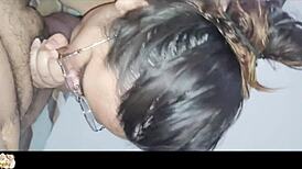 yo, that latina chubby babe with big ass bends over for horny doggystyle fucking, her tight pussy getting so wet on my cock