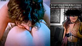 dee z grace reveals britney's rapping big tits voice in italian!