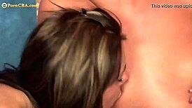 Two lesbians in stockings explore toys with dildos and vibrators in high definition