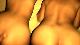 Two young latinas share homemade treats with an older gentleman