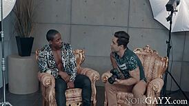 Hot Gay Photoshoot Featuring Deangelo Jackson And Lucas Leon