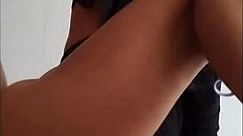 Linda Mexicana Teases With Feet Causing Orgasm In Bedroom