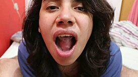 An oldie savors a blowjob, swallowing cum