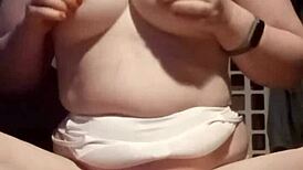 Busty camgirl shares exclusive compilation for premium followers