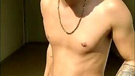 Feeling monster cock in oily ass, on all fours