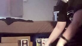 Busty camgirl shares exclusive compilation for premium followers