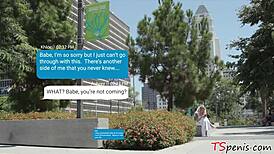 Trans bride Aubrey Kate takes hard anal pounding