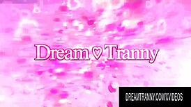 Dream Tranny Babes Pound Each Other's Tight Asses Hard