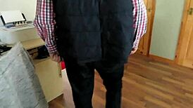 her fuck buddy arrived for naughty homemade action