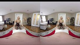 i'm nikky dream, your slut giving footjob and assfucking in bathroom with fishnets