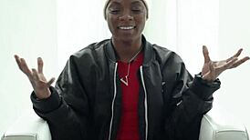 Alexis Fawx and Ana Foxxx in artsy lesbian body paint