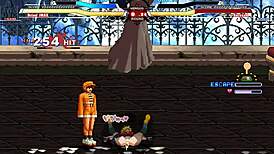 brian battles selcer in anime hentai cumshot scene