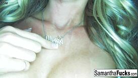 Samantha Teases Nude