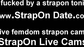 Don't fear my big black strapon cock