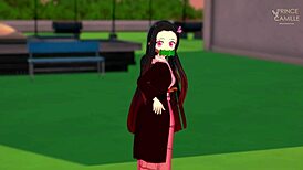 Innocent Nezuko Chan Fucks In Missionary