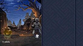 She's humping behind Diana's booty in 3D hentai action