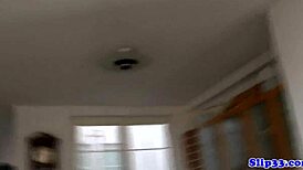 Teen Model Blows Horny Pensioner In Stockings.