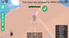 OMG, horror girl gets slammed in Roblox condo! 😱