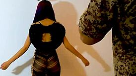 Behind the scenes halloween fuck!