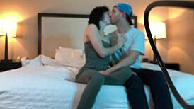 Petite 18+ Tatted Beauty In Hot Makeout Session