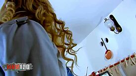 Shy Teen Gets Paid To Suck Biggest Cock