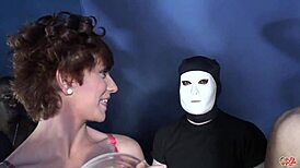 17 Guys Cover Her Face with Hot Loads