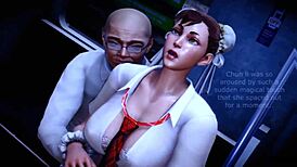 Chun Li bent over for doggystyle in hentai 3D part 02