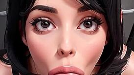 Brenda craves getting fucked hard by guys in this AI-generated scene.