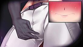 Game scene with noble monster girl knightess trapped in dullahan phinea hentai adventure