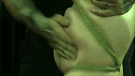 look at this redhead slave getting stuffed with a big cock in bondage.