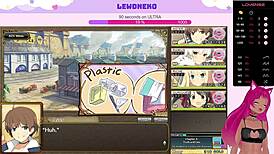 I Watch Vtuber Lewdneko Plays Evenicle Part 9 With Big Tits And Moaning