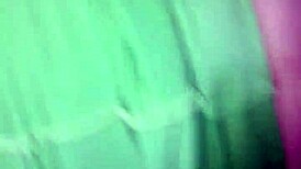 I visito my tia and find her dress as duendecita and she give me oral as christmas regalo