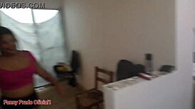 Esposa hires a rental husband for interracial blowjob and big cock action, paying with her latina ass in amateur fun.