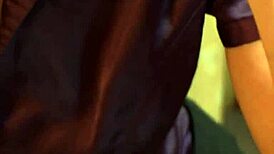 Classy whore solo rubs her pussy with toys while wearing high heels!